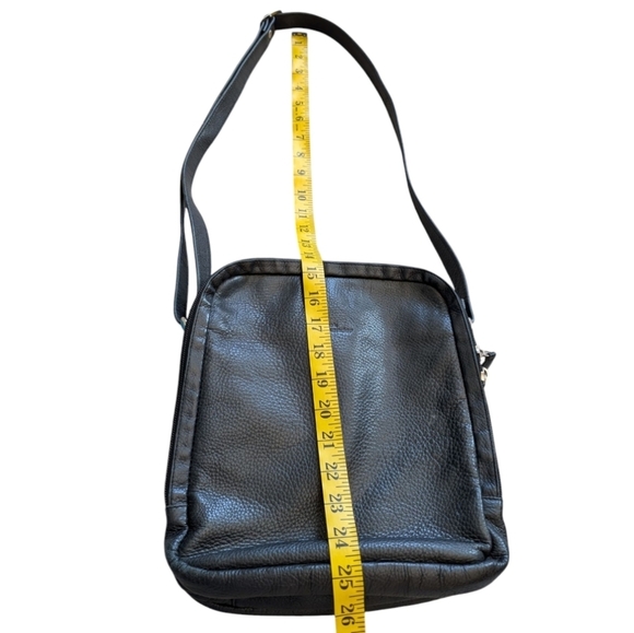 Derek Alexander Purse Crossbody Bag Black Leather Minimalist Women's One Size - Picture 9 of 10